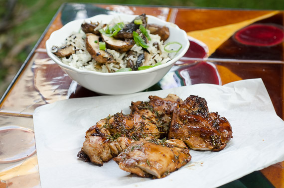 חזה עוף ביין לבן, דבש וחומץ בלסמי